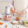 Máy xay thịt đa năng cối thủy tinh 2 chế độ xay tiện dụng