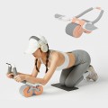 Con lăn tập bụng kết hợp plank có tay cầm tập luyện tại nhà