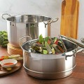 Bộ nồi xửng hấp 1 đáy nắp kính 28cm 2 tầng đa năng