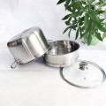 Bộ nồi xửng hấp 1 đáy nắp kính 28cm 2 tầng đa năng