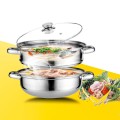 Nồi hấp 2 tầng đa năng cứng cáp, độ bền cao