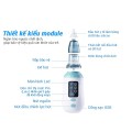 Máy hút mũi tại nhà cho bé 4 đầu tiện dụng