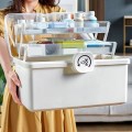 Hộp đựng thuốc, mỹ phẩm 3 tầng gấp gọn đa năng