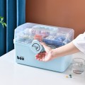Hộp đựng thuốc, mỹ phẩm 3 tầng gấp gọn đa năng