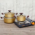 Combo 3 nồi giữ nhiệt nắp kính cao cấp siêu bền