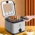 Nồi chiên ngập dầu sâu lòng mini 2.5L đa năng