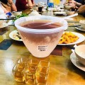 Bát đựng rượu, ướp lạnh trong suốt kèm gáo múc , Lõi nhựa