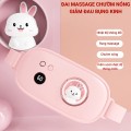 Đai chườm nóng massage giảm đau bụng kinh cho bạn gái