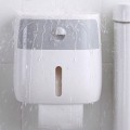 Hộp dán tường 2 ngăn đựng giấy vệ sinh thông minh siêu bền