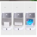 Hộp dán tường 2 ngăn đựng giấy vệ sinh thông minh siêu bền