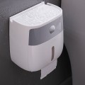 Hộp dán tường 2 ngăn đựng giấy vệ sinh thông minh siêu bền