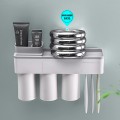Kệ để cốc, bàn chải đánh răng, đựng đồ nhà tắm dán tường đa năng