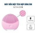 Máy rửa mặt silicon dịu nhẹ làm sạch da