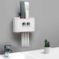 Kệ đựng kem đánh răng kèm cốc dán tường