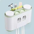 Kệ đựng kem đánh răng kèm cốc dán tường
