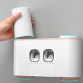 Kệ đựng kem đánh răng kèm cốc dán tường