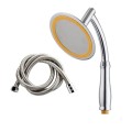 Bộ vòi hoa sen tăng áp mặt tròn loại to 15cm tiết kiệm nước, Vòi hoa sen không dây