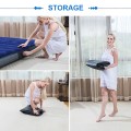 Đệm hơi gấp gọn tiện lợi tặng kèm bơm điện tiện dụng  