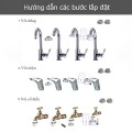 Bộ lọc nước kèm lọc trực tiếp tại vòi cao cấp, Bộ lọc nước + lõi lọc