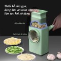 Máy thái rau củ quả dạng xoay đa năng 3 lưỡi kép 