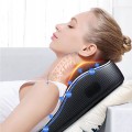 Gối massage hồng ngoại thư giãn cổ, vai, gáy 16 bi dùng cho gia đình và trên ô tô