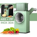 Máy thái rau củ quả dạng xoay đa năng 3 lưỡi kép 