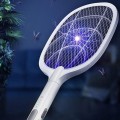 Vợt bắt muỗi cầm tay 3 trong 1 có đèn tiện lợi kiêm sạc
