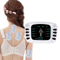 Máy massage xung điện 8 chế độ linh hoạt kèm 6 miếng dán, Máy massage + 8 miếng dán