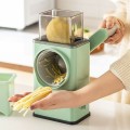 Máy thái rau củ quả dạng xoay đa năng 3 lưỡi kép 