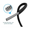 Dây nhảy thể lực lõi thép có đếm số tự động, đo calo, quãng đường