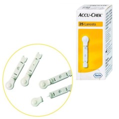 Que lấy máu thử đường huyết hộp 25 que Accu Chek Instant