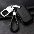 Vỏ bọc da bò chìa khóa oto Honda 2 nút bấm chắc chắn
