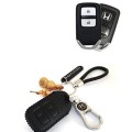 Vỏ bọc da bò chìa khóa oto Honda 2 nút bấm chắc chắn