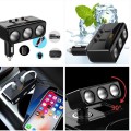 Bộ chia tẩu sạc 3 tẩu kèm 2 cổng USB gập 90 độ tiện lợi