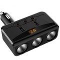 Bộ chia tẩu sạc 3 tẩu kèm 2 cổng USB gập 90 độ tiện lợi