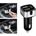 Tẩu sạc cho ô tô, 2 đầu USB nhỏ gọn hiển thị đèn led báo điện áp